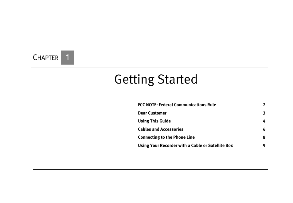 Getting started | Motorola DVD User Manual | Page 6 / 65