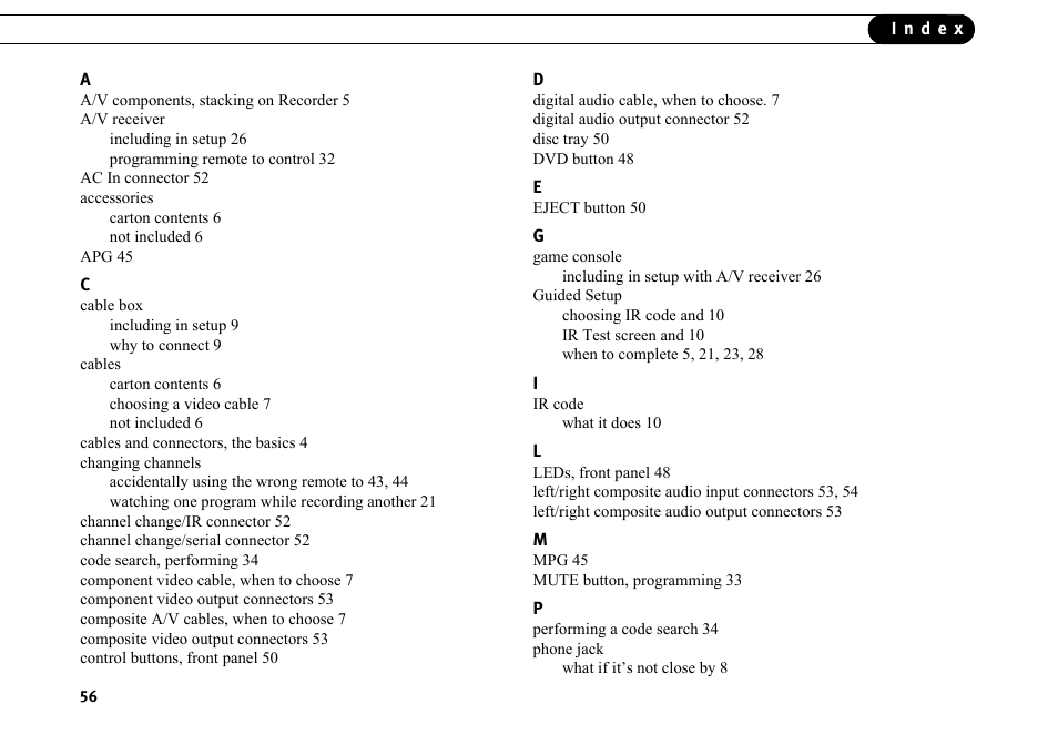 Motorola DVD User Manual | Page 61 / 65