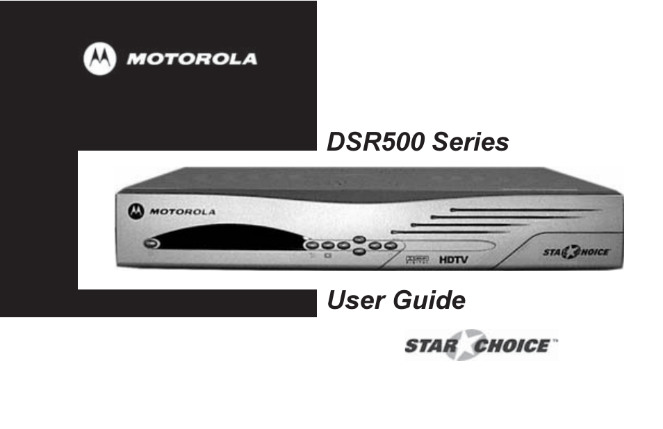 Motorola DSR500 User Manual | 28 pages