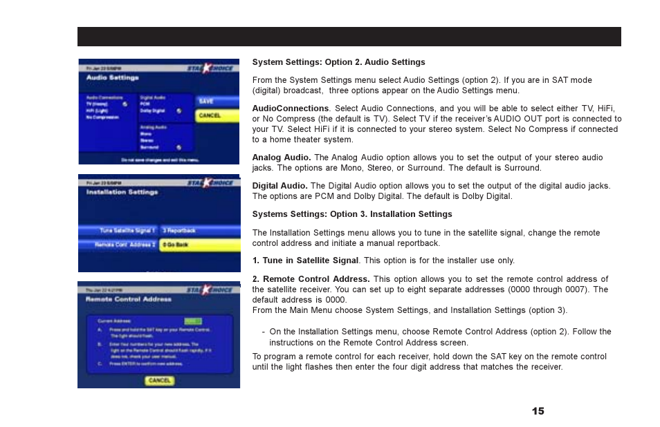 Motorola DSR500 User Manual | Page 15 / 28