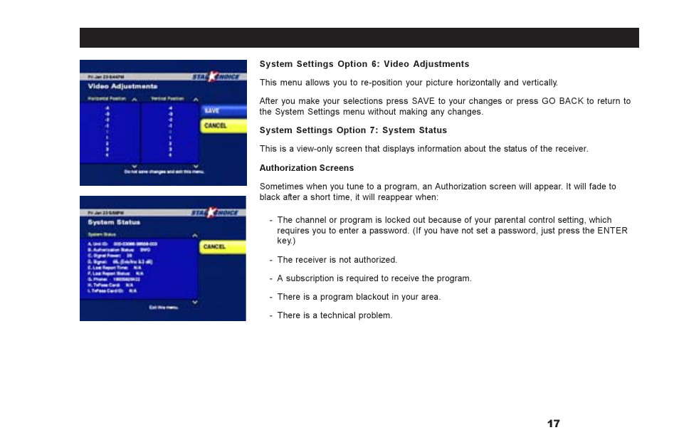 Motorola DSR500 User Manual | Page 17 / 28