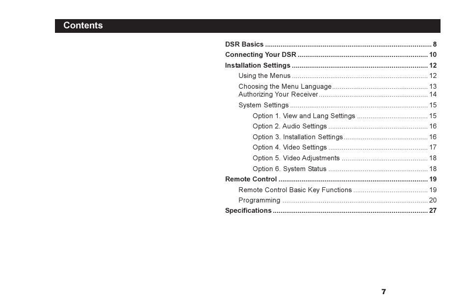 Motorola DSR500 User Manual | Page 7 / 28