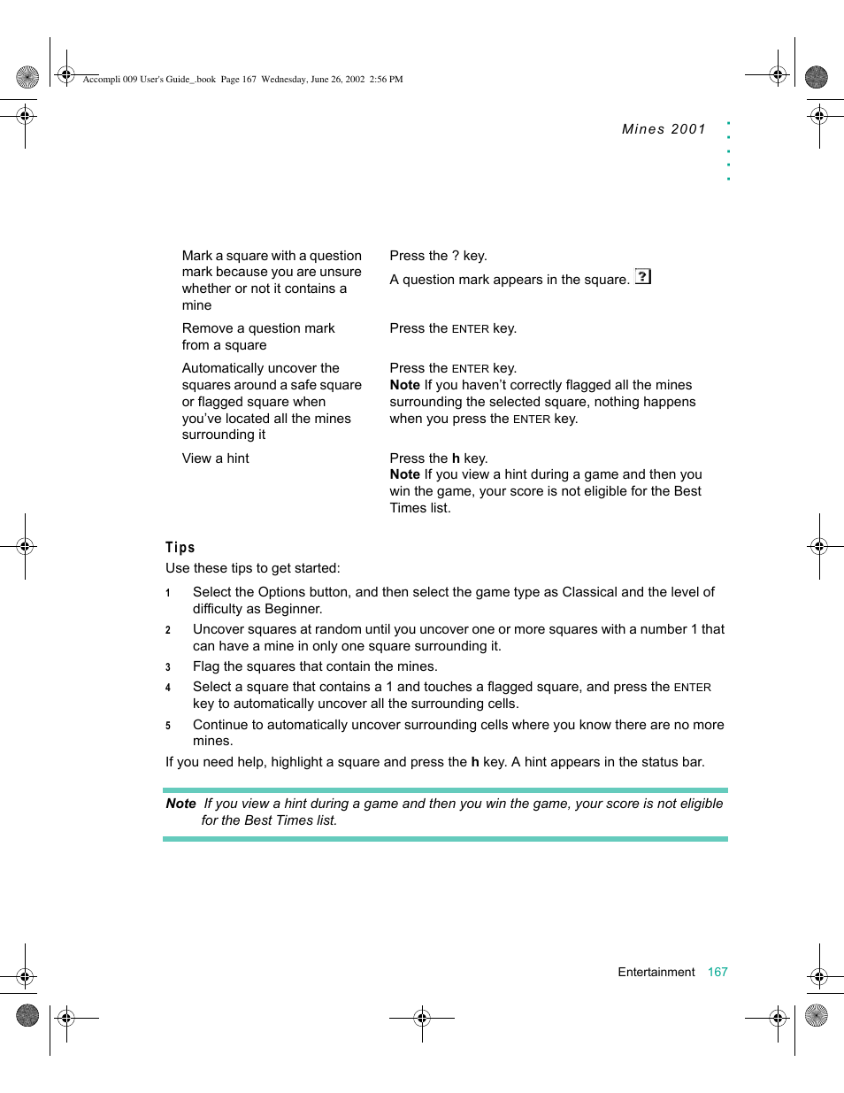 Tips | Motorola 009 User Manual | Page 167 / 190