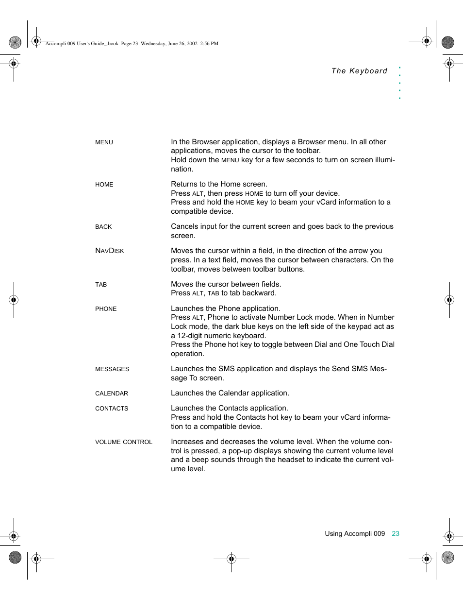 Motorola 009 User Manual | Page 23 / 190