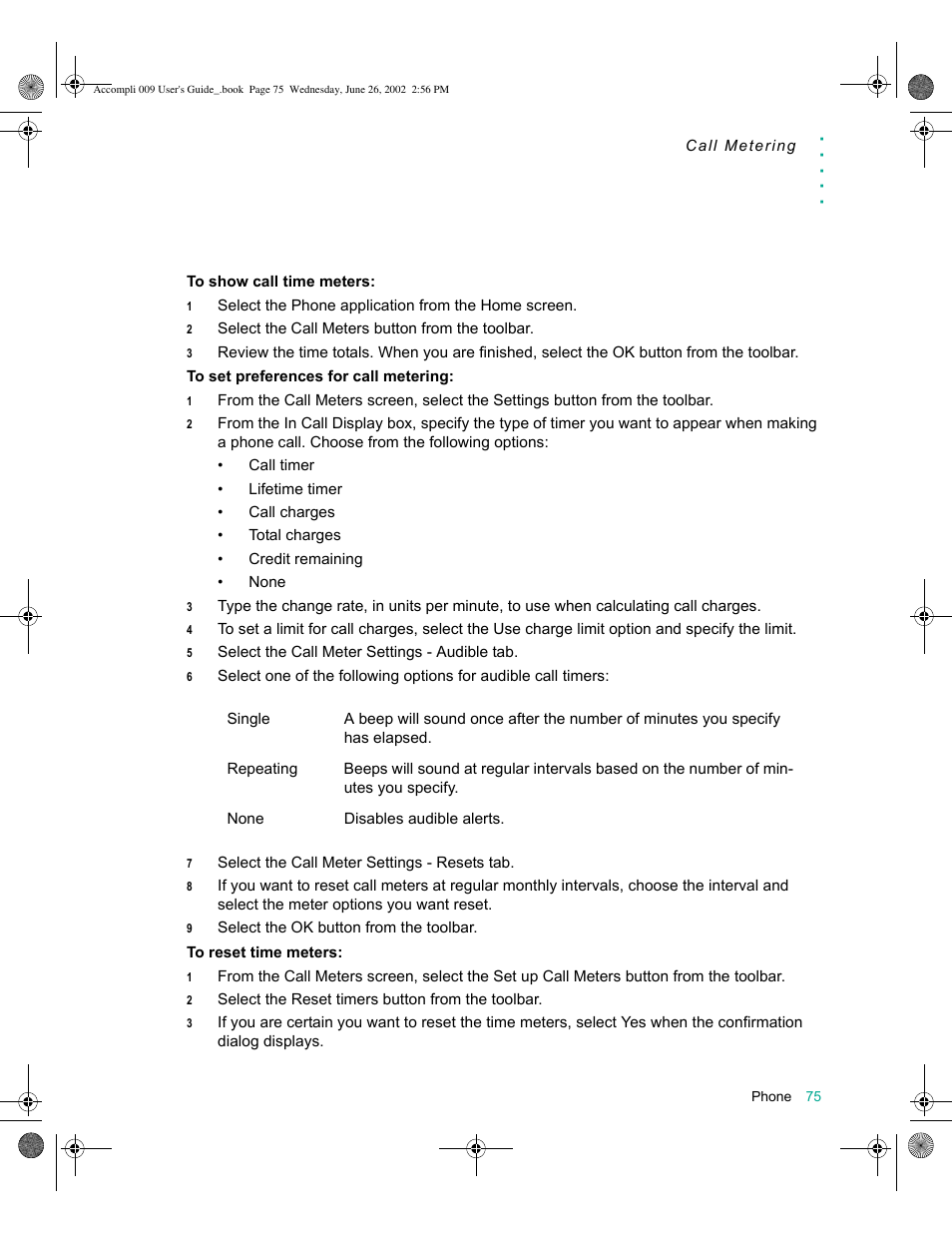 Motorola 009 User Manual | Page 75 / 190