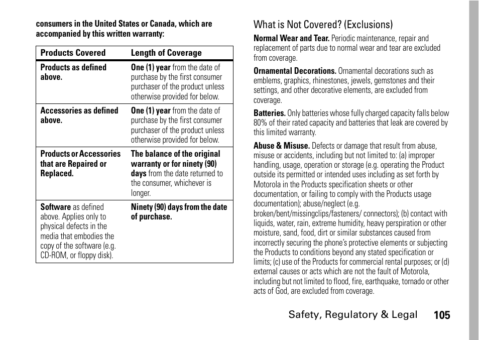 Motorola BRUTE I686 User Manual | Page 109 / 118