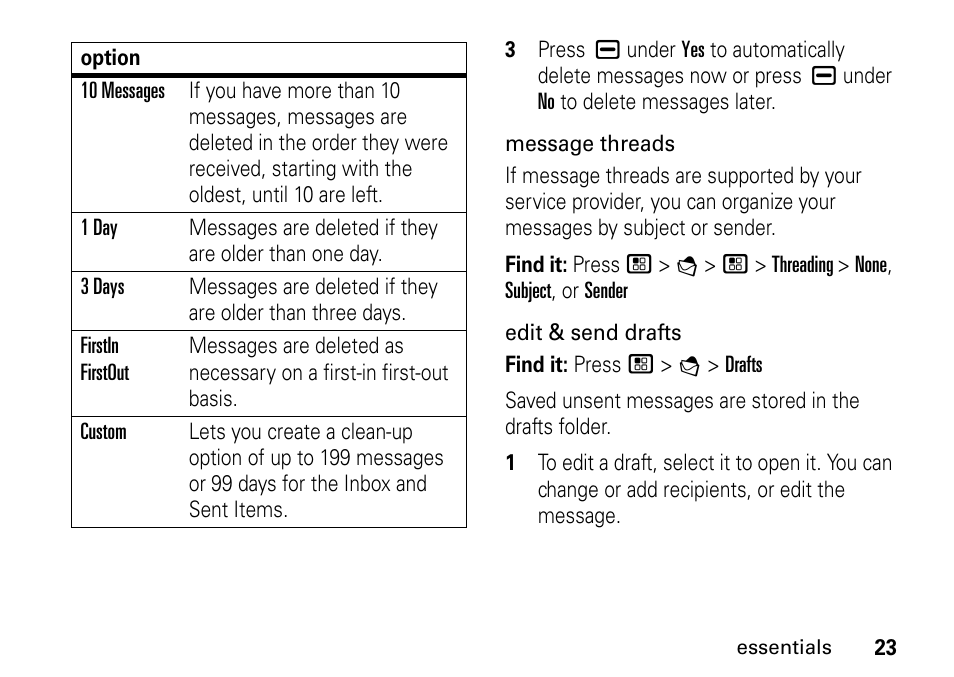 Motorola BRUTE I686 User Manual | Page 27 / 118