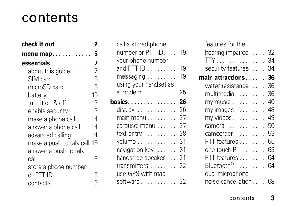 Motorola BRUTE I686 User Manual | Page 7 / 118