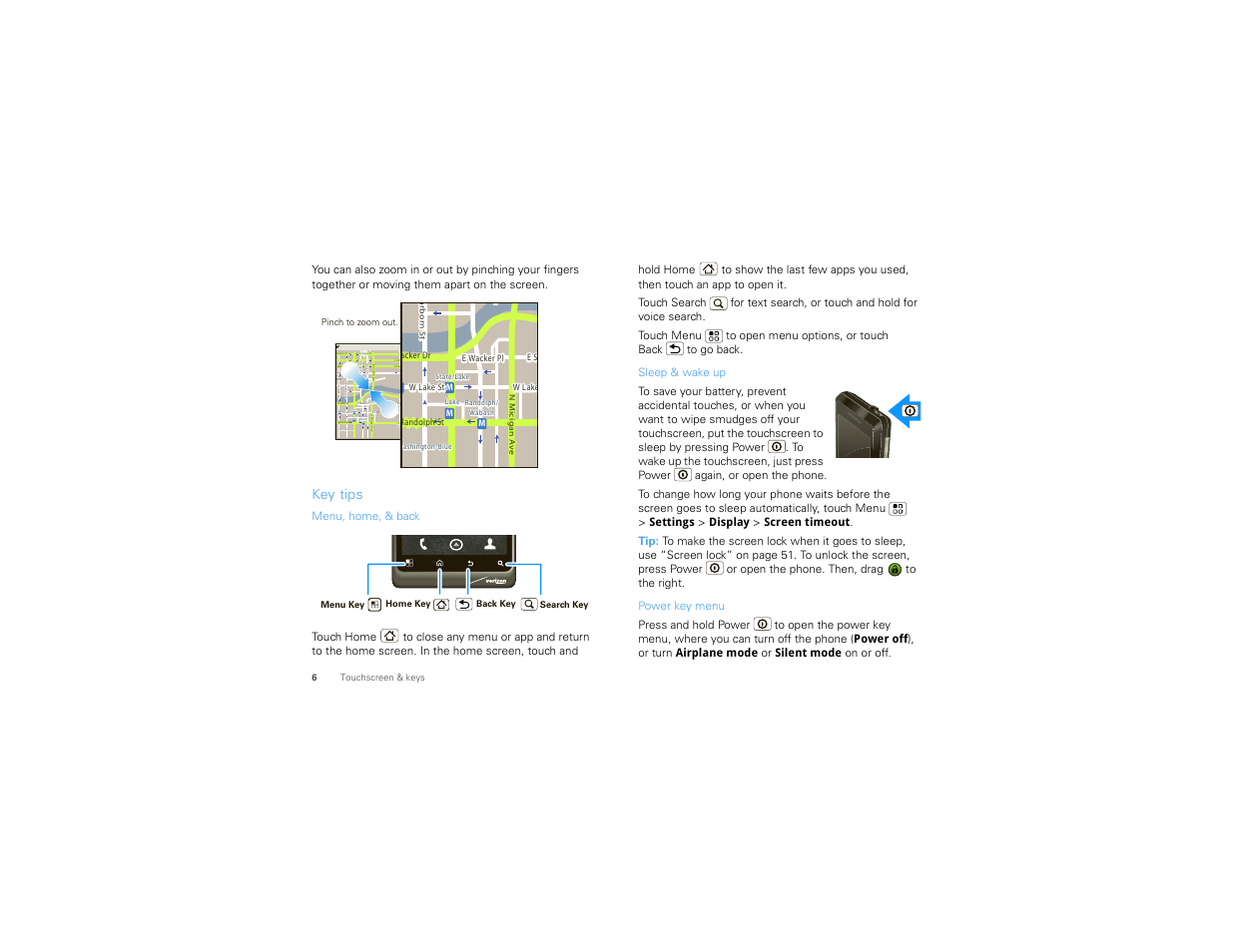 Key tips, N c la rk s t, Pph h rra do ee do | Ph h | Motorola 68014406001-A User Manual | Page 8 / 70