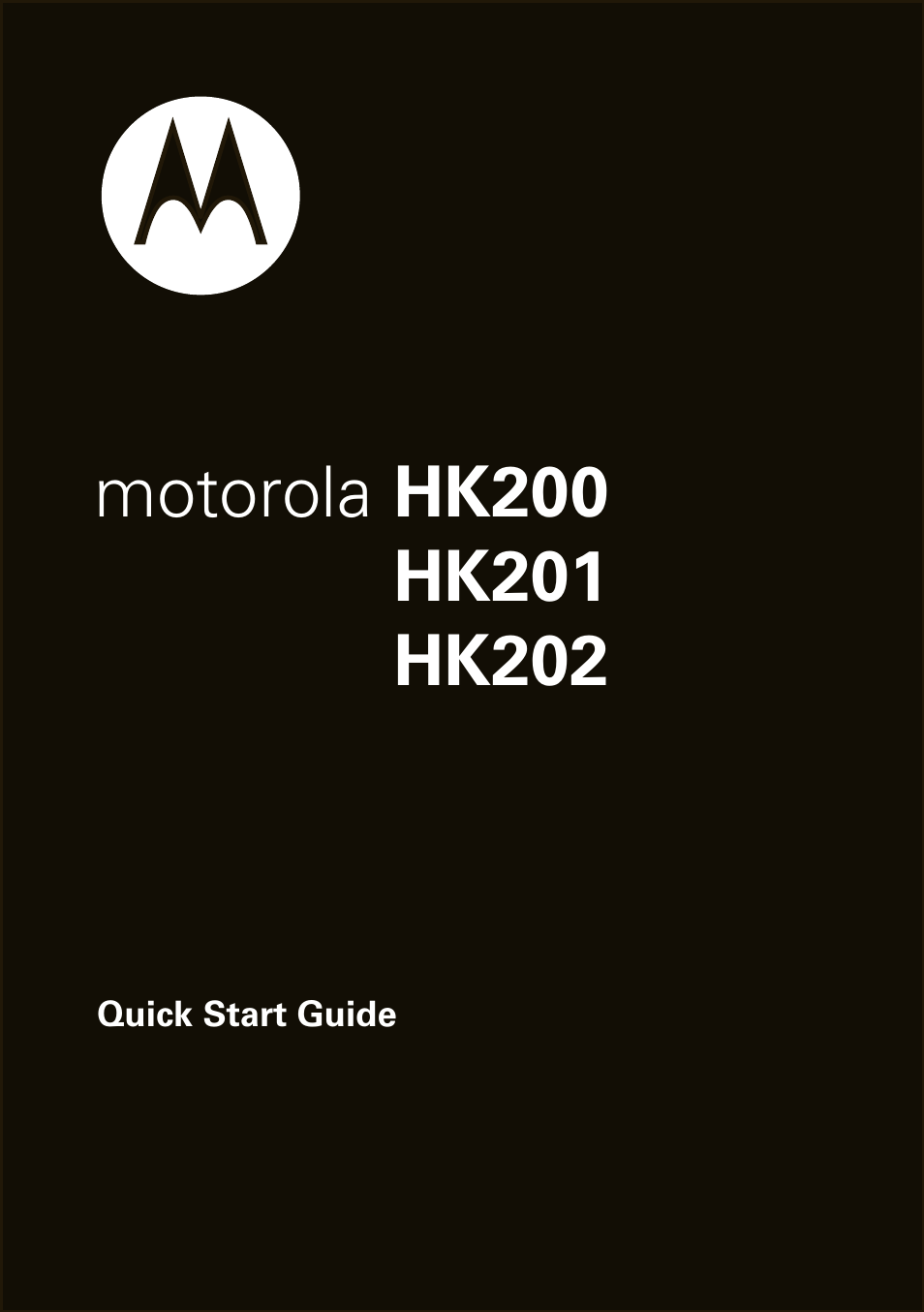 Motorola HK201 User Manual | 84 pages