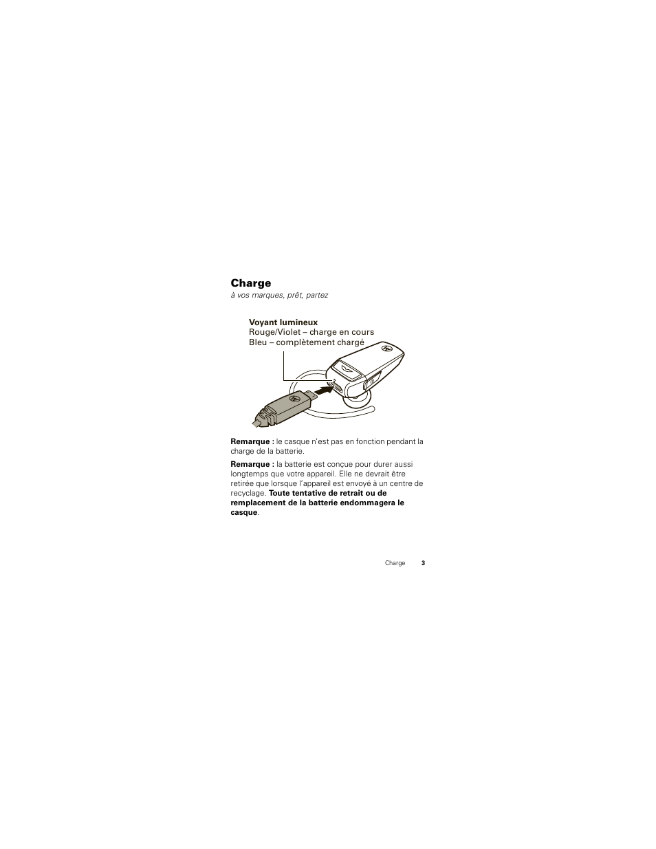 Charge | Motorola HK201 User Manual | Page 57 / 84