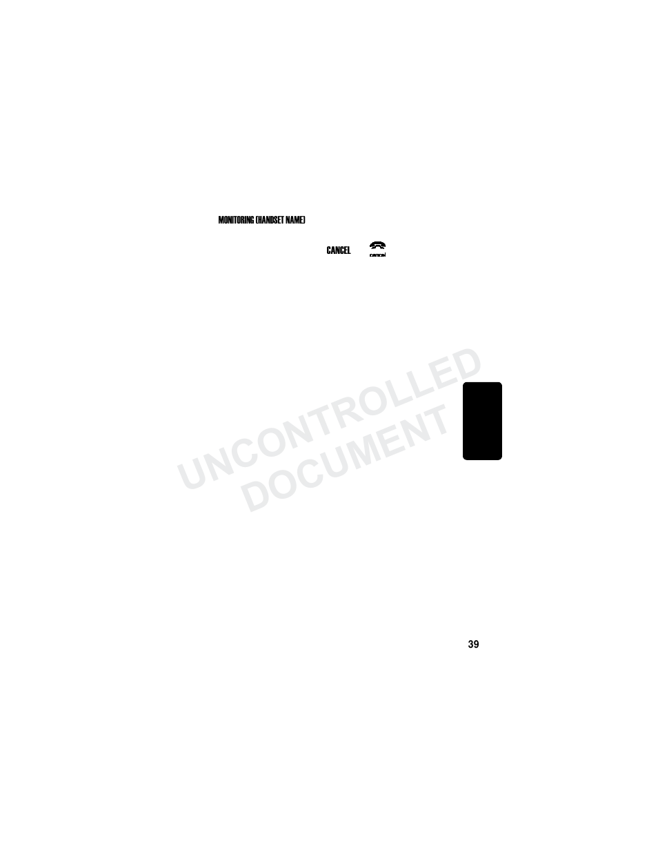 Re m in a r y, Uncontrolled document | Motorola MD780 Series User Manual | Page 54 / 71