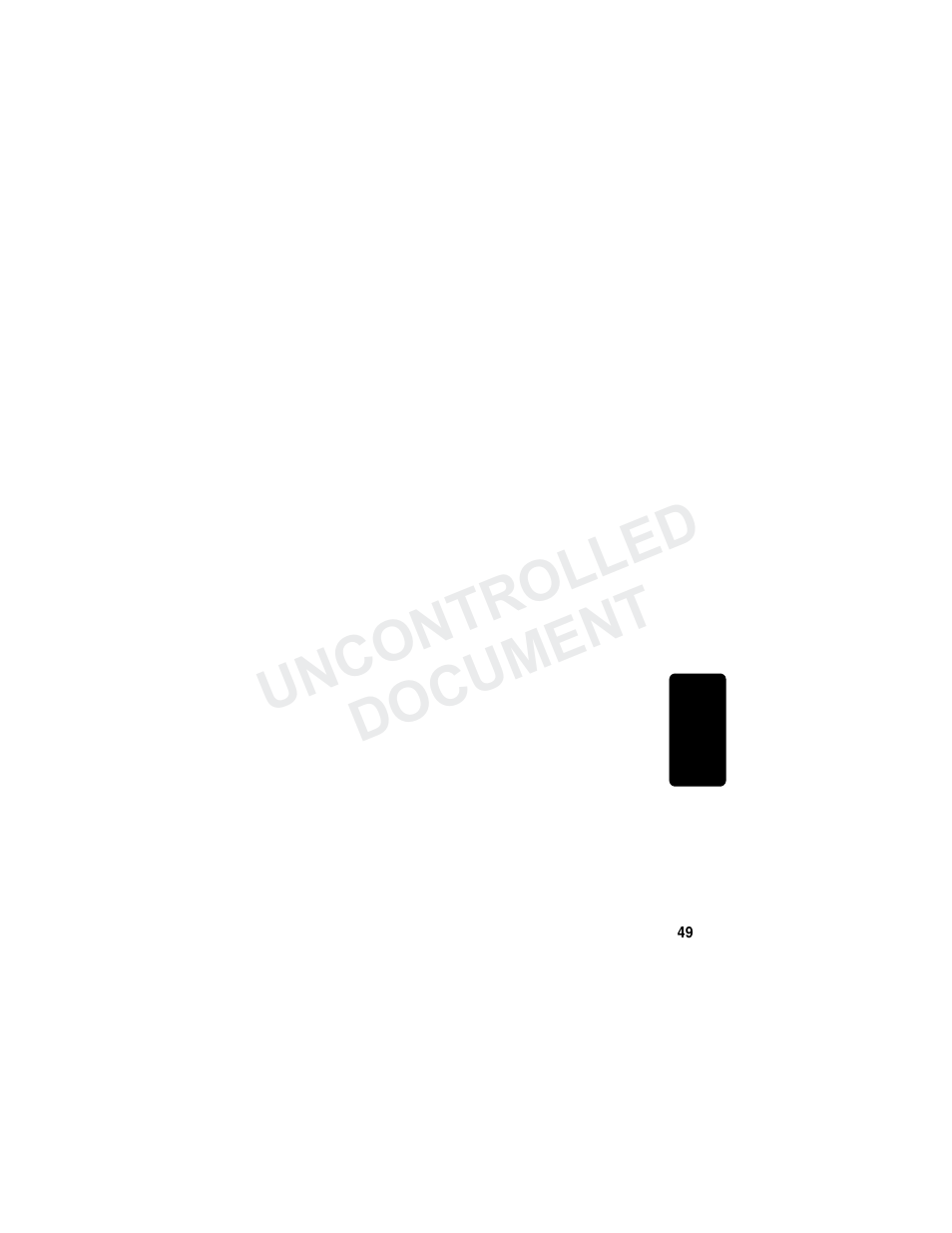 Uncontrolled document | Motorola MD780 Series User Manual | Page 64 / 71