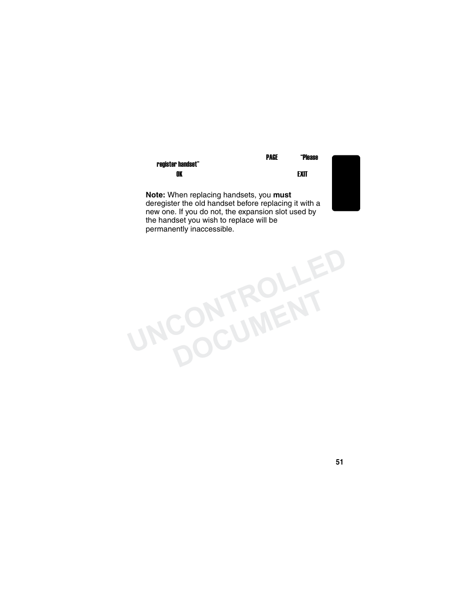 Uncontrolled document | Motorola MD780 Series User Manual | Page 66 / 71