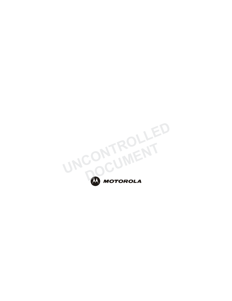 Uncontrolled document | Motorola MD780 Series User Manual | Page 71 / 71