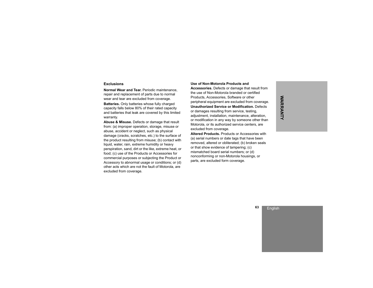 Motorola RDM2020 User Manual | Page 71 / 78