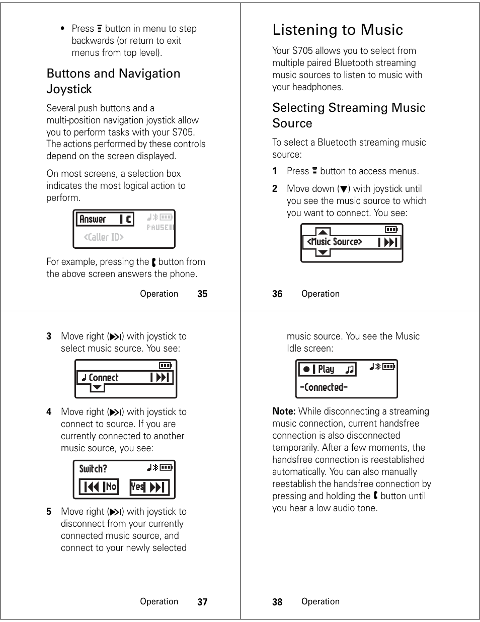 Motorola S705 User Manual | Page 10 / 24