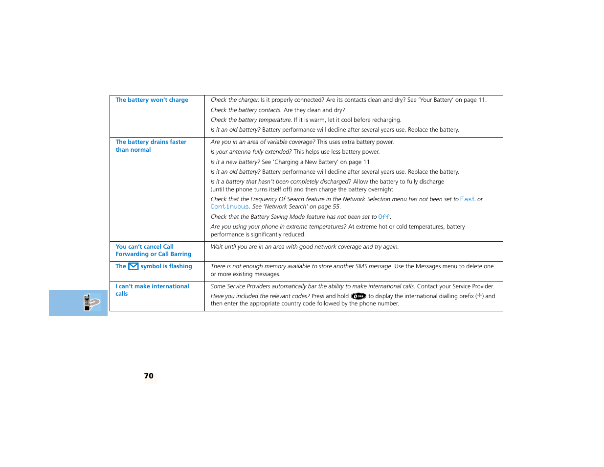 Motorola PCS telephone User Manual | Page 72 / 82