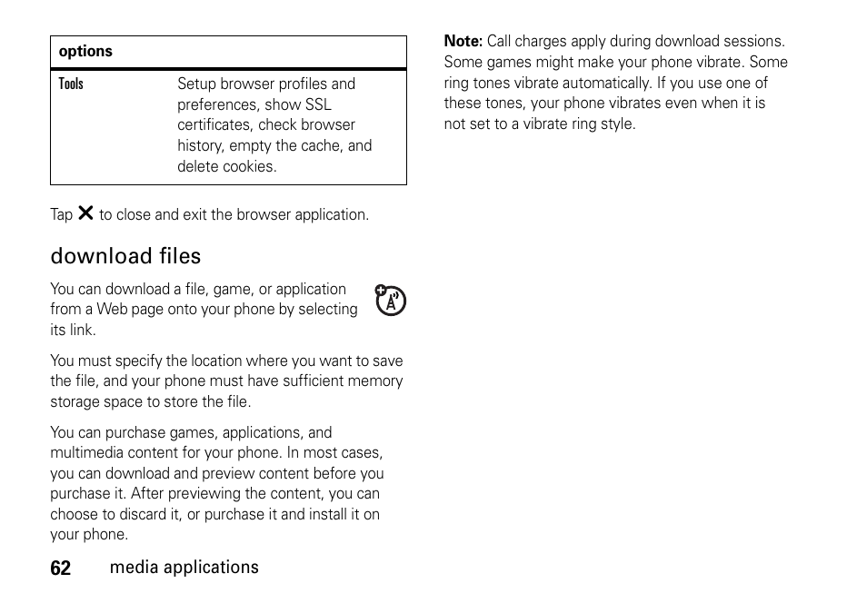 Download files | Motorola 6802937J48 User Manual | Page 64 / 88