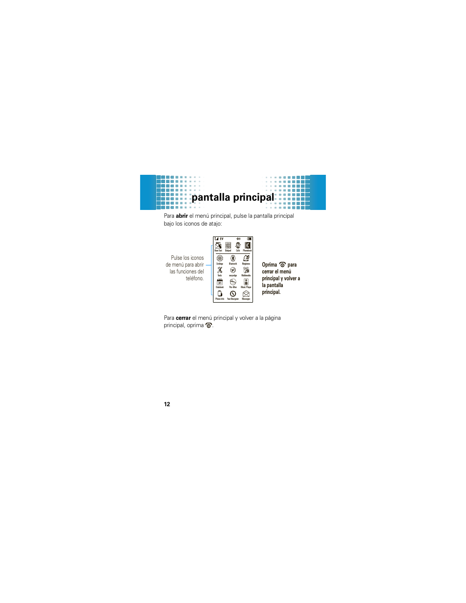 Pantalla principal | Motorola Crush User Manual | Page 92 / 164