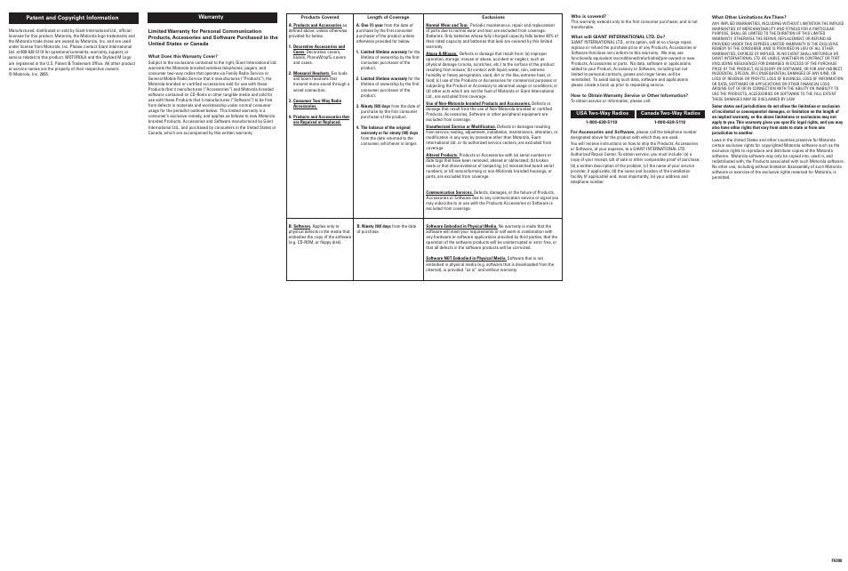 Motorola FV200 User Manual | Page 2 / 2