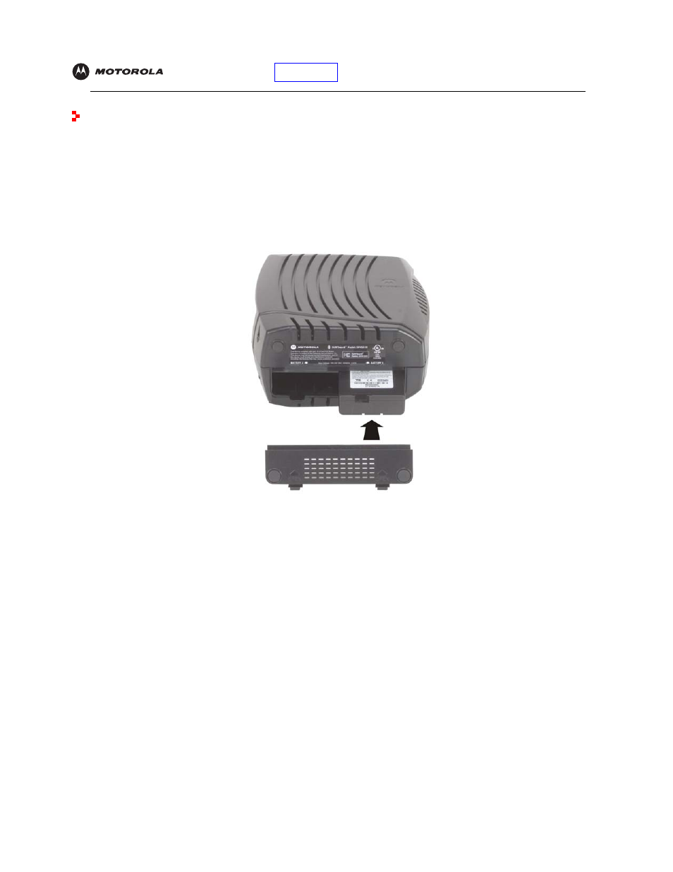 Battery installation, Nstallation | Motorola SBV5220 User Manual | Page 18 / 64