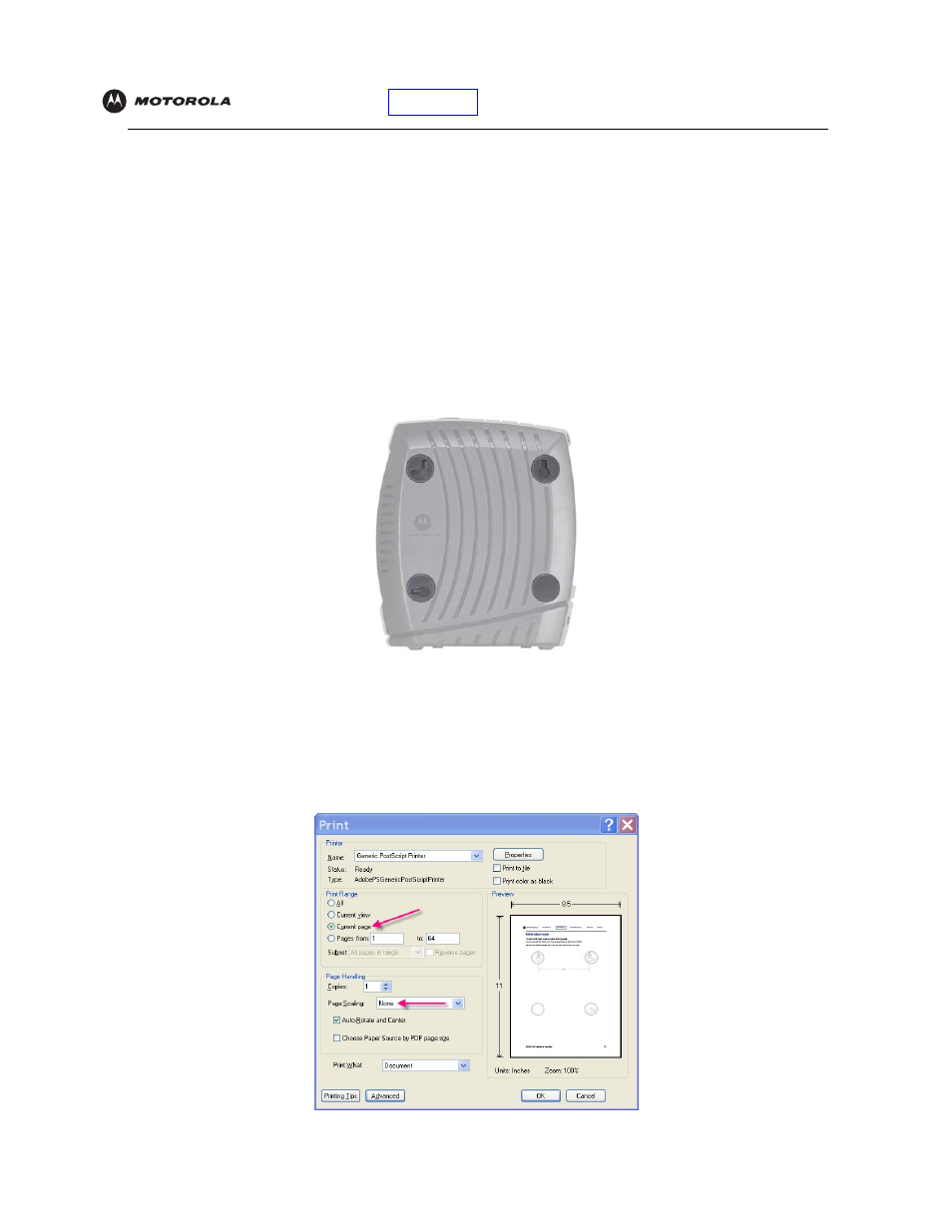 Wall mounting the sbv5220 | Motorola SBV5220 User Manual | Page 46 / 64