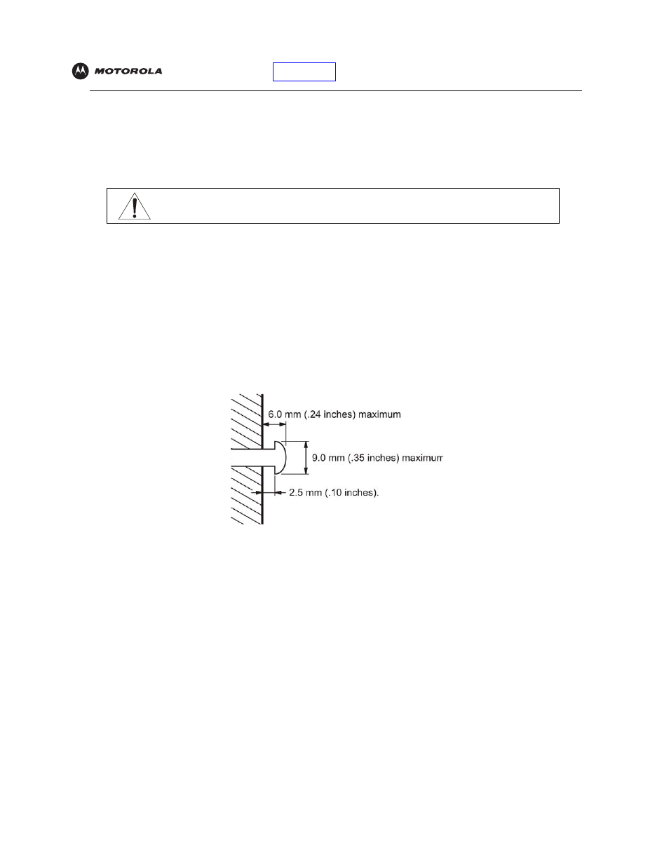 Caution | Motorola SBV5220 User Manual | Page 47 / 64