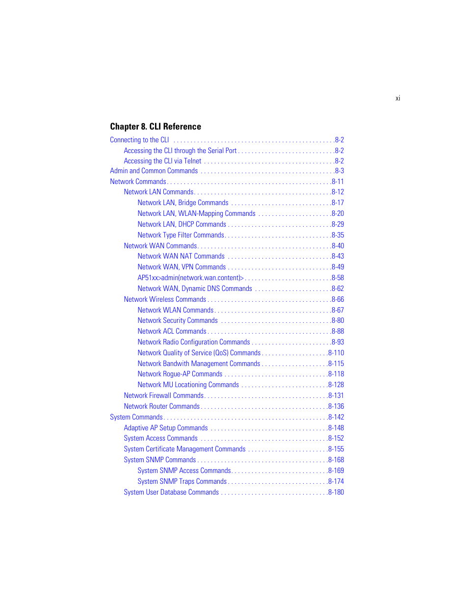 Motorola AP-51XX User Manual | Page 11 / 698