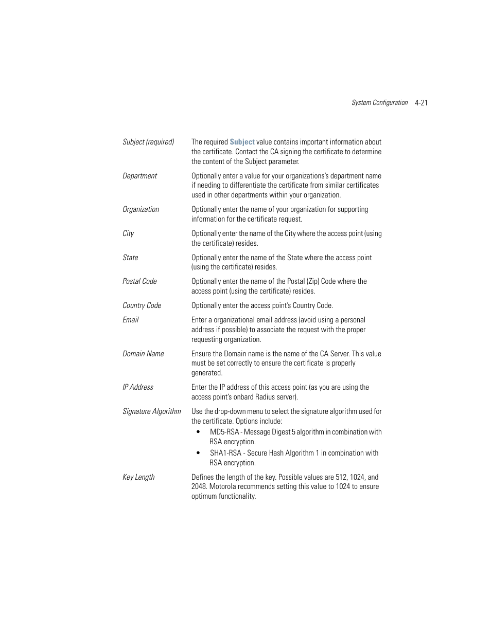 Motorola AP-51XX User Manual | Page 113 / 698