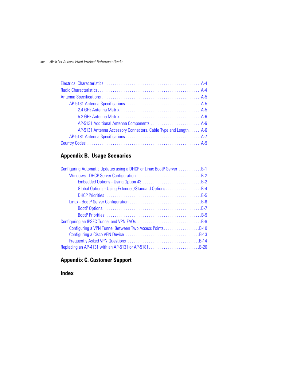 Motorola AP-51XX User Manual | Page 14 / 698