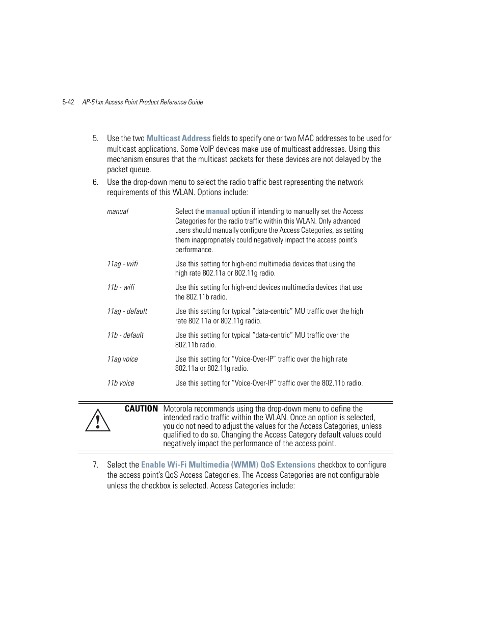 Motorola AP-51XX User Manual | Page 190 / 698