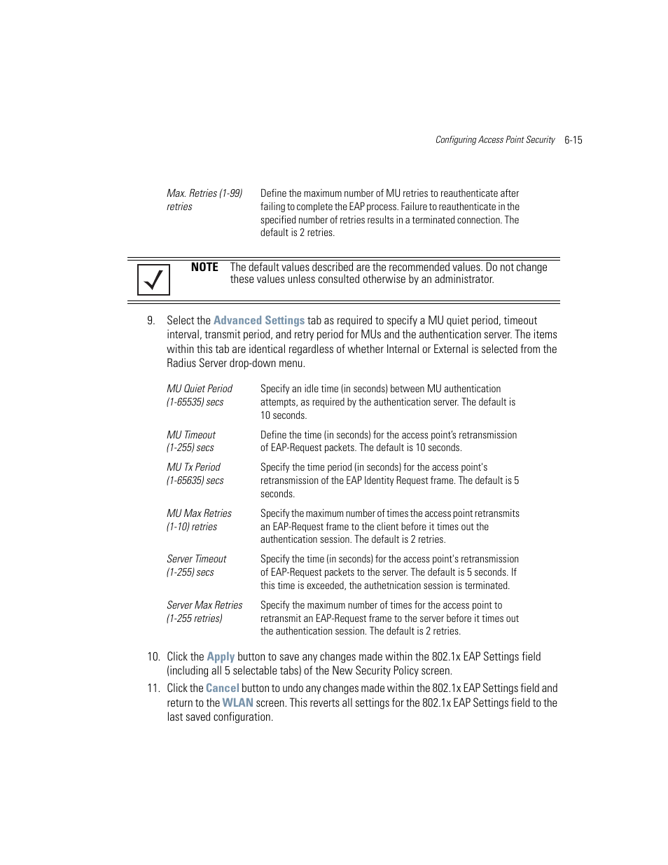 Motorola AP-51XX User Manual | Page 233 / 698