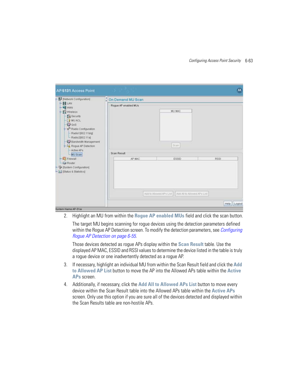 Motorola AP-51XX User Manual | Page 281 / 698