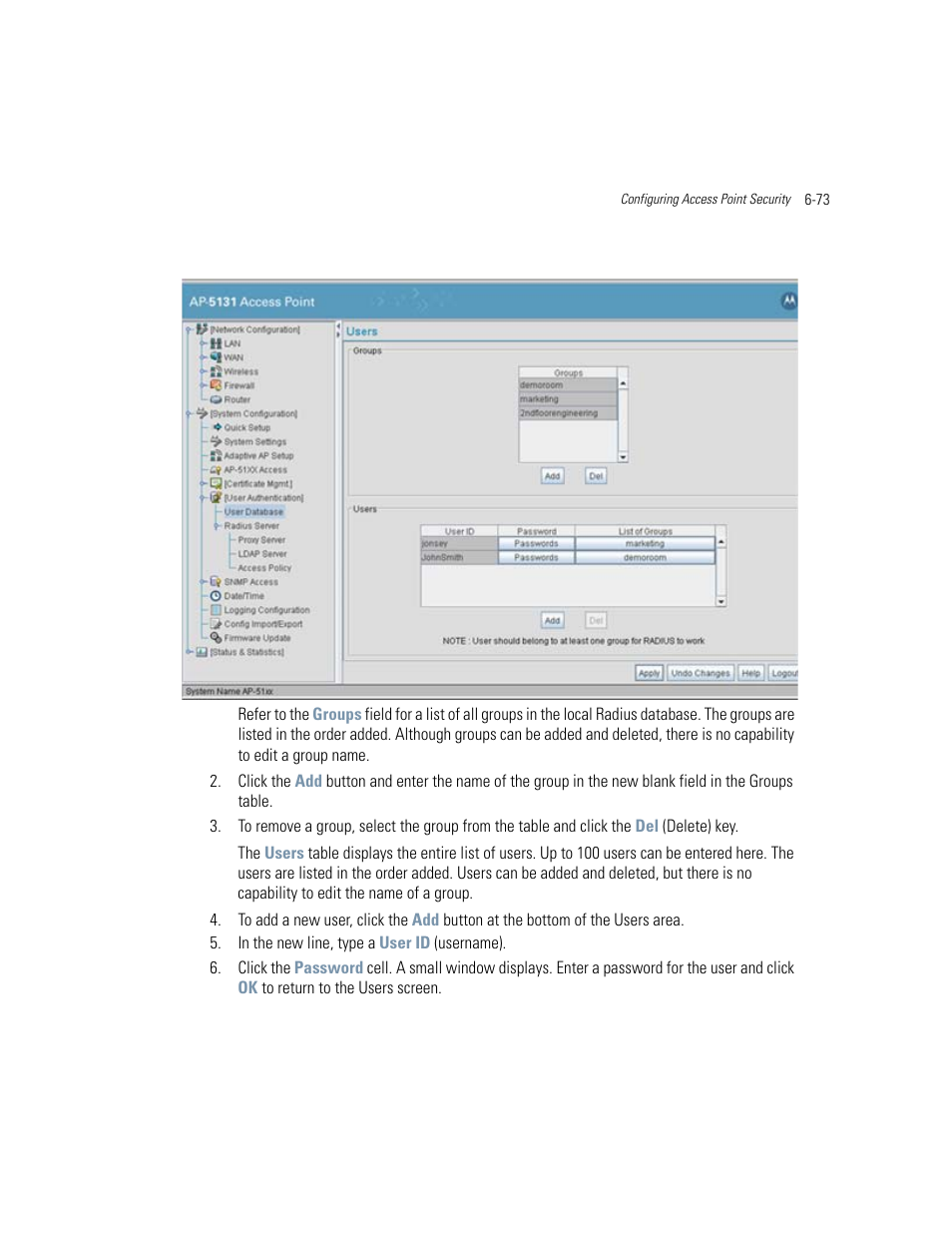 Motorola AP-51XX User Manual | Page 291 / 698