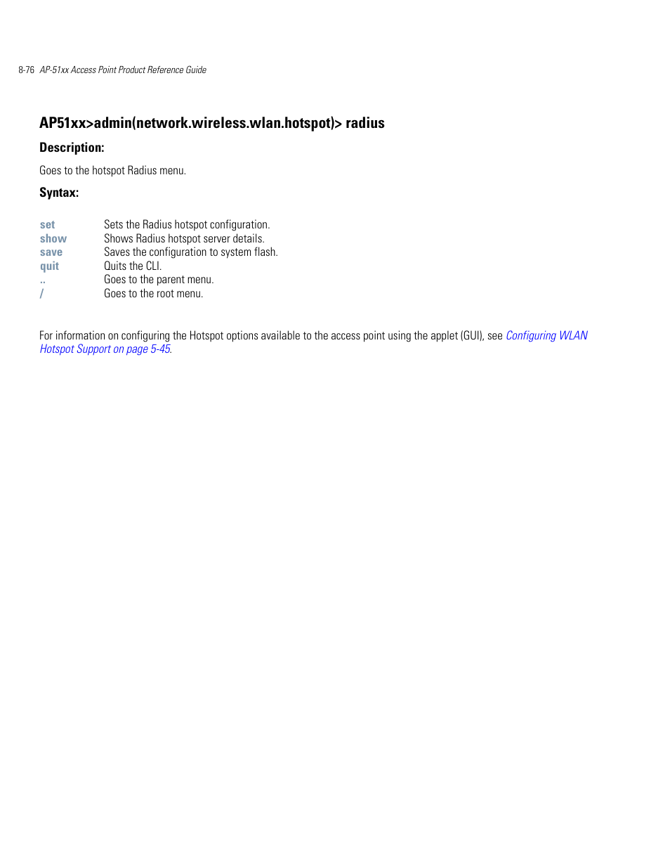 Motorola AP-51XX User Manual | Page 410 / 698
