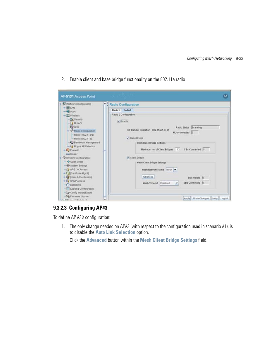 3 configuring ap#3, Configuring ap#3 -33 | Motorola AP-51XX User Manual | Page 621 / 698