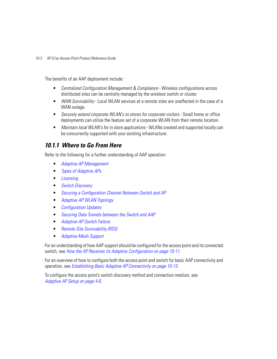 1 where to go from here, Where to go from here -2 | Motorola AP-51XX User Manual | Page 630 / 698