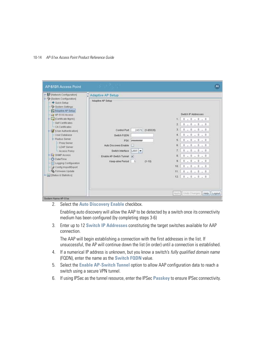 Motorola AP-51XX User Manual | Page 642 / 698