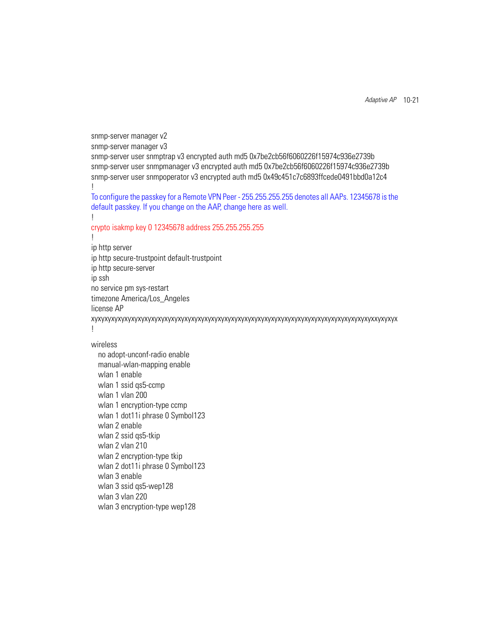 Motorola AP-51XX User Manual | Page 649 / 698