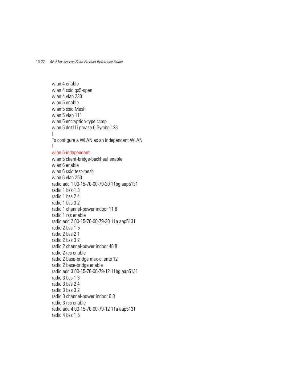 Motorola AP-51XX User Manual | Page 650 / 698