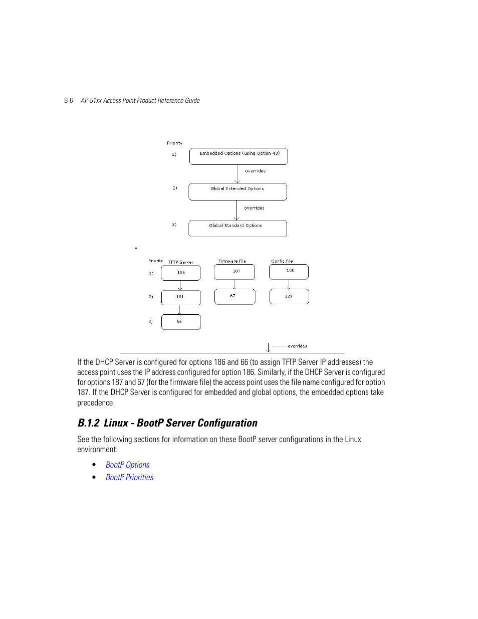 B.1.2 linux - bootp server configuration | Motorola AP-51XX User Manual | Page 672 / 698