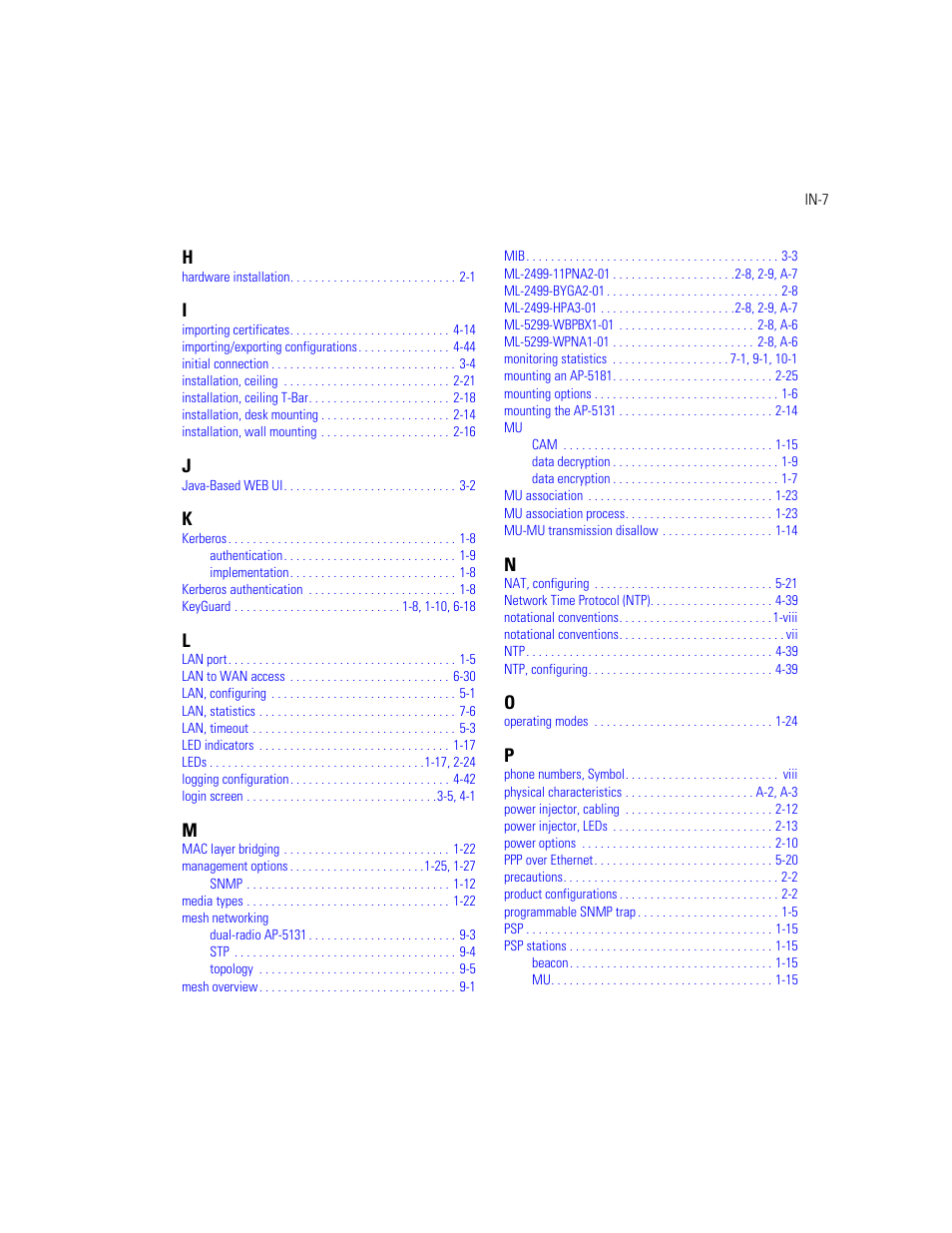 Motorola AP-51XX User Manual | Page 693 / 698