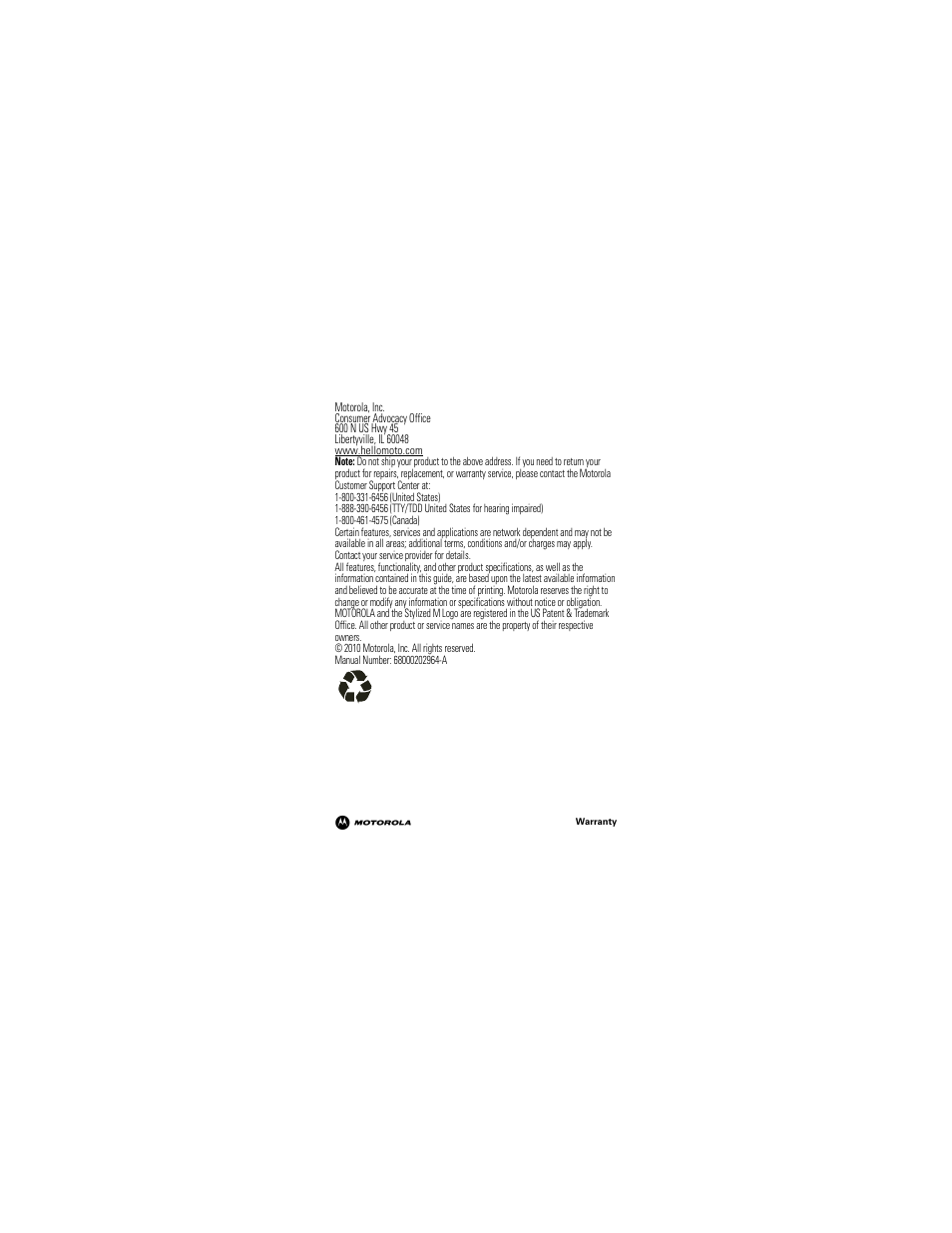 Motorola 68000202964-A User Manual | Page 19 / 77