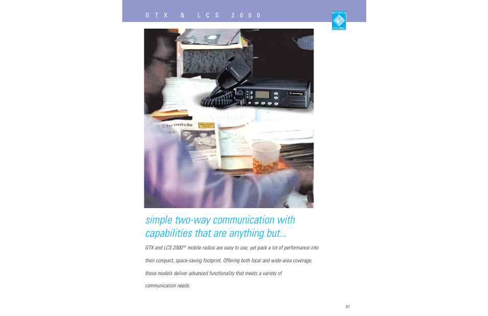 Motorola LCS 2000TM User Manual | Page 43 / 48