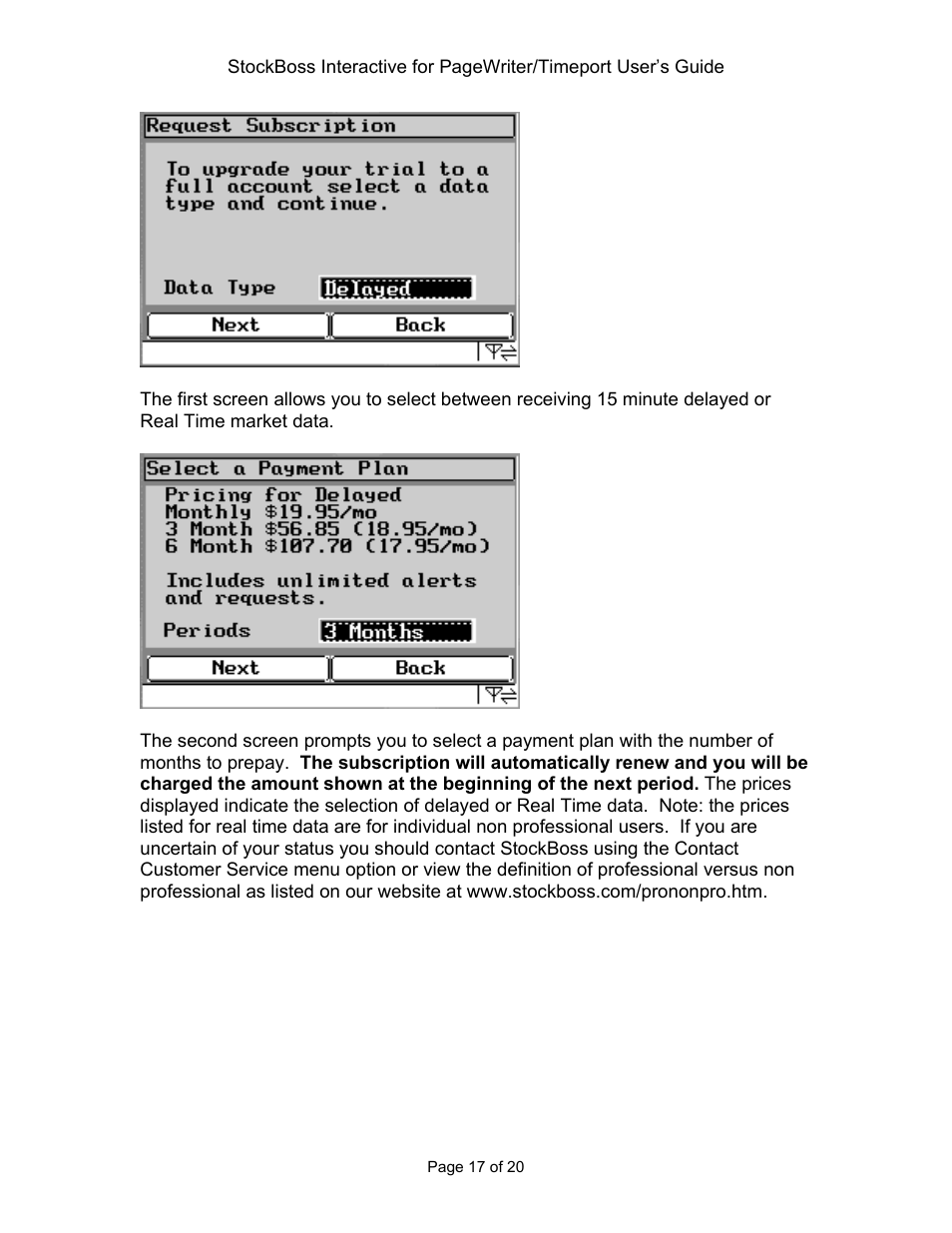 Motorola 2000X User Manual | Page 17 / 20