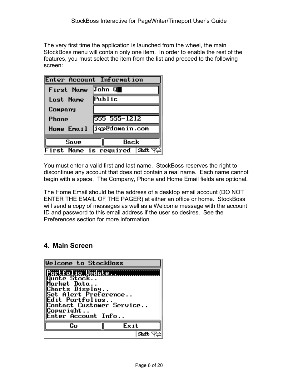 Motorola 2000X User Manual | Page 6 / 20