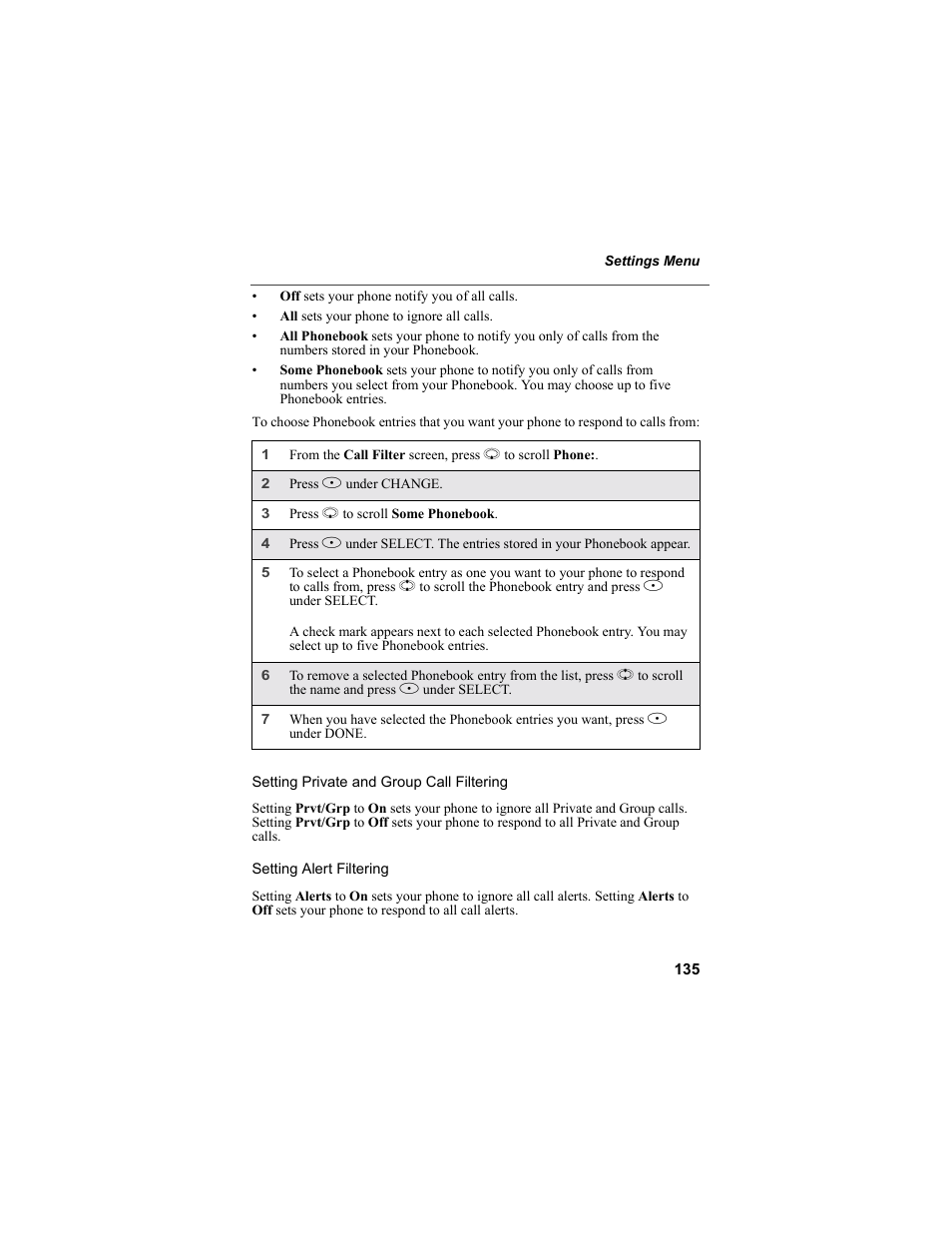 Motorola i55sr Phone User Manual | Page 135 / 176