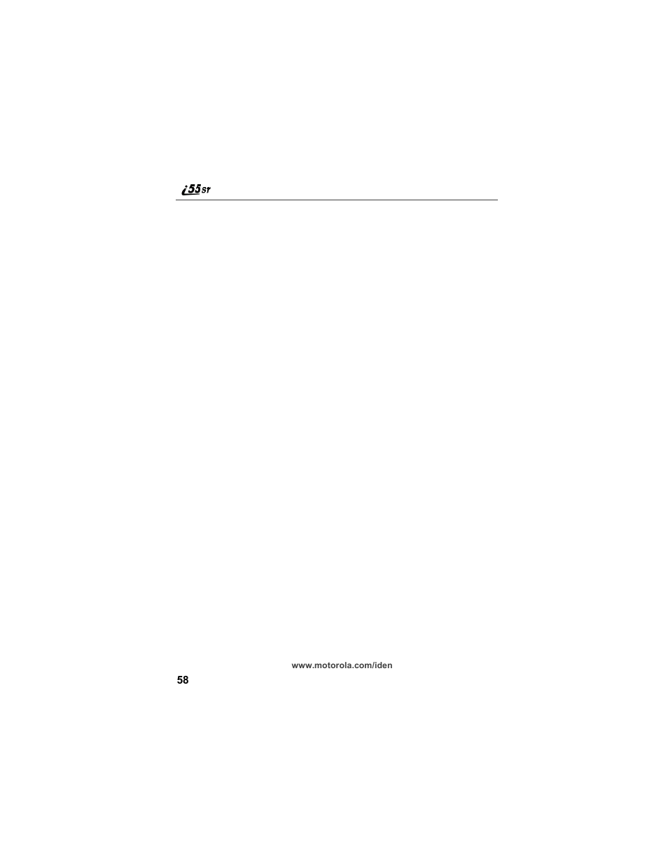 Motorola i55sr Phone User Manual | Page 58 / 176