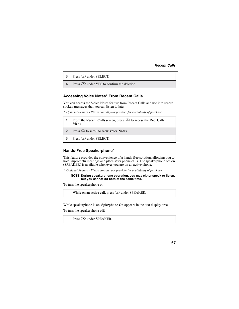 Motorola i55sr Phone User Manual | Page 67 / 176